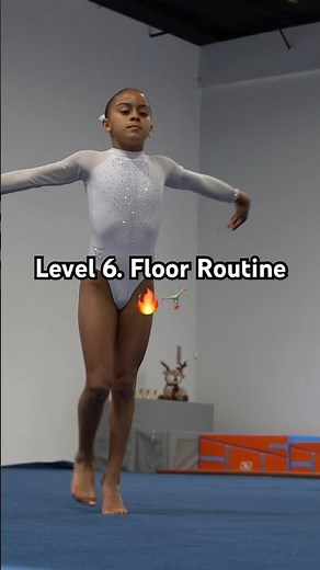 Level 6. Floor Routine🔥🤍 #usagymnastics #level6 #floorroutine