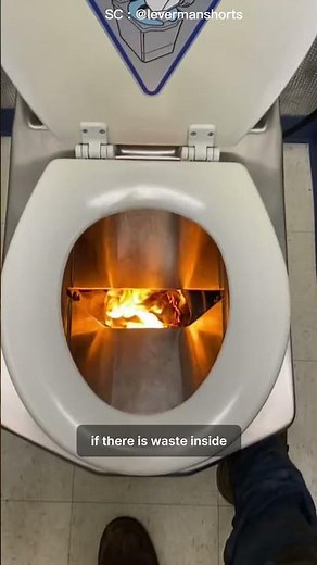 The Flame-Powered Waterless Toilet