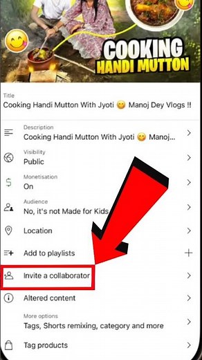 ♦️YOUTUBE NEW FEATURE 🤯 youtube invite collaboration option 2025 #shorts #youtubeshorts