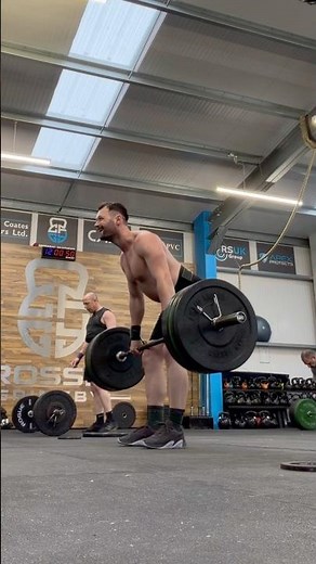 100KG Hang Clean x3 💥 CrossFit Power Test #crossfit