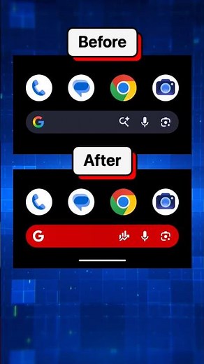 Stop using the boring Google Search Bar! 📱 #pixel11