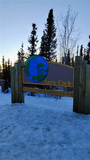 Visiting the Arctic Circle in Alaska #shorts #alaska #arcticcircle #arcticcirclemonument #bucketlist