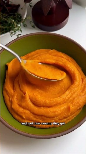 SAVORY WHIPPED SWEET POTATOES | with brown butter & crispy garlic