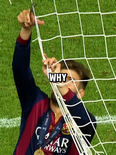 Gerard Piqué's Goal Net Tradition Explained