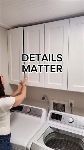 Details Matter #cabinets #rtacabinets #laundryroommakeover