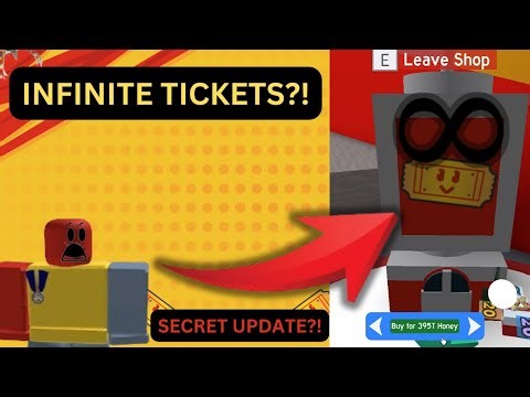 Onett Added A secret Update? Infinite Tickets? | Roblox Bee Swarm Simulator