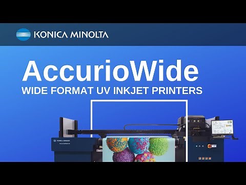 AccurioWide Wide Format UV Inkjet Printers | Konica Minolta