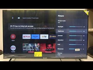 How To Change Brightness On Sharp 40FH7EA