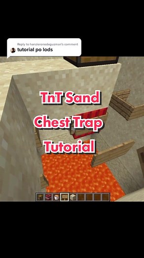 Reply to @hanzieronodeguzman TNT Sand Chest Trap Tutorial #minecraft #gaming #minecraftbuilding #minecrafttutorial #trap #giodelion