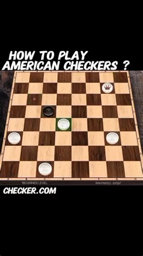 How to play america checkers