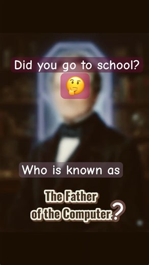 there was ONE man who started it all.Who is called the Father of Computer? 👇Comment your answer