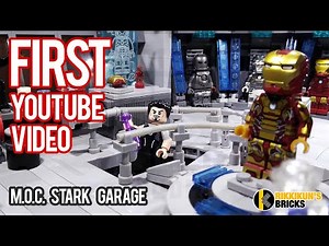 LEGO IRONMAN STARK GARAGE | Hall of Armor M.O.C.