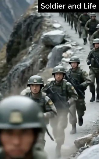 Epic Military March | Soldiers on Mountain Road Cinematic Short #shorts #britishsoldier #army