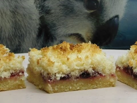 Patricia's Raspberry Coconut Slice Recipe