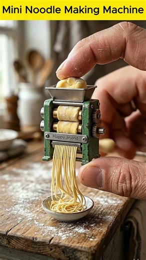 Tiny Food Machines 😱 Mini Chocolate Filling & Noodle Making Machine