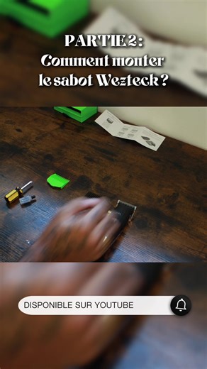 Comment monter le sabot Wezteck ? Le suite du review sur youtube !🔥 #barber #limsbarber #coiffure