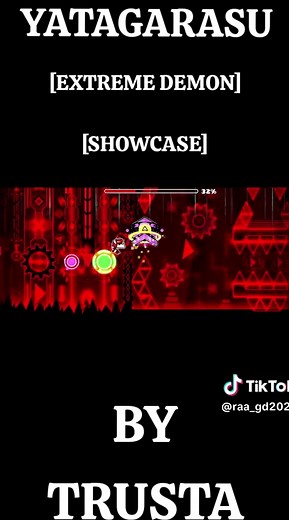 (Extreme demon) Yatagarasu by TrusTa | Geometry Dash #yatagarasu #extremedemon #geometrydash #fypシ #fyp