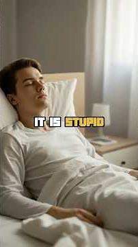 The STUPID Sleep Trick That Works 🤯 (Reverse Psychology)
