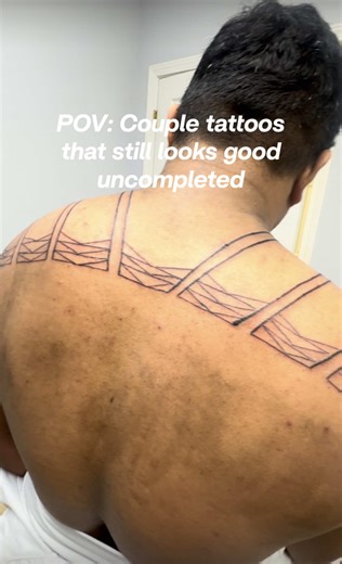 Stunning Couple Tattoos That Look Great Even Unfinished