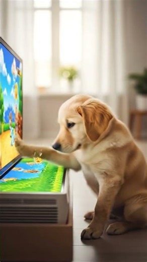 Dog playing with laptop #trending #trendingshorts #viral