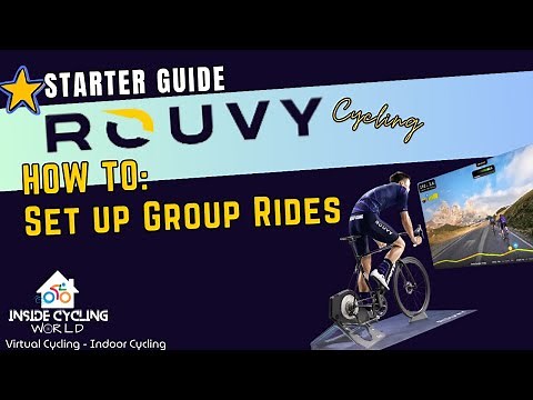 Rouvy Indoor Cycling App STARTER GUIDE: How to Create a Group Ride #rouvy