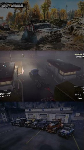 #615 Snow Runner Taking Long Contener Full With Farming Tools At The Farm Place#shorts#game#gaming