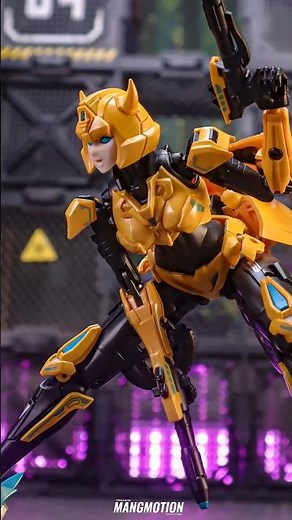 Female Bumblebee！She can transform！Collection space CS01 Little bee #transformers