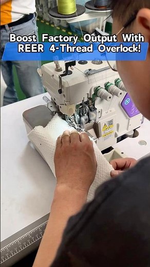 Why Pro Choose REER 4-Thread Overlock Machine | Perfect for Apparel, Sportswear & Factory Use