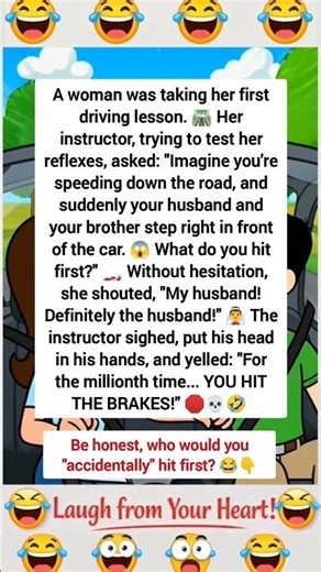 The Ultimate Driving Test Fail 🛑 #aijokes #jokes #funnyjokes #funny #comedy #memes #reels #trending
