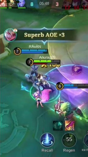 MLBB MOBILE GAMEPLAY | CLUTCH CONTROL | ATTACK :}. #mobilelegends #gaming #trendingshorts