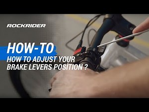 TUTO 🔧 How to adjust your brake levers position? By ROCKRIDER