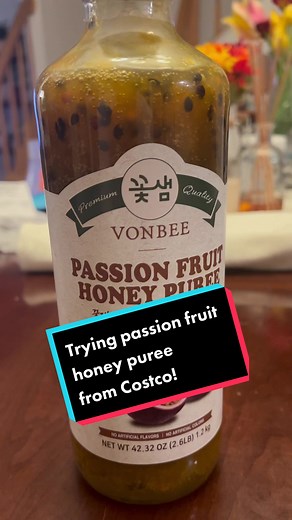 Costco Passion Fruit Honey Puree: A Tasty Drink Addition!
