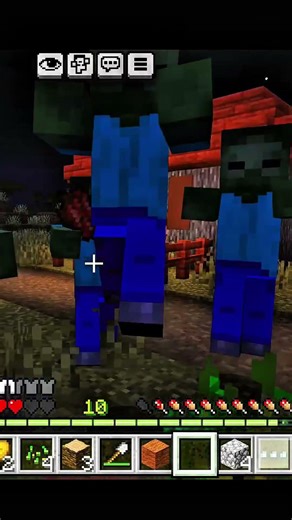 Guys, I just took a village and fought with the zombie people. #minecraft #gaming ✅✅✅✅✅✅