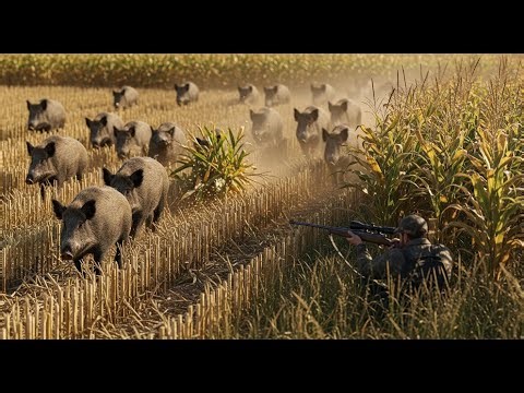 World Record Hog Hunting | 20 Wild Hogs Eliminated in Under 20 Seconds!