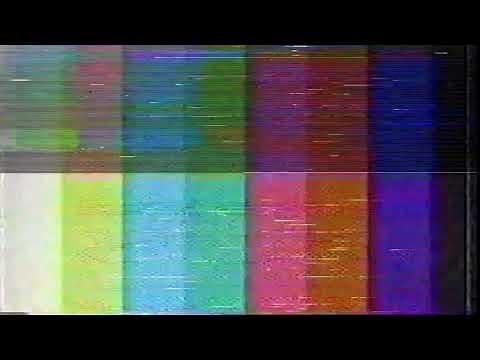 Television Color Bars test with Damages