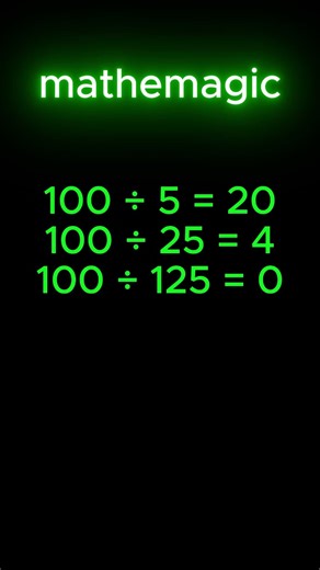Mind blown? 100 factorial has EXACTLY 24 trailing zeros! 🔥#math#puzzle#viral#tricks