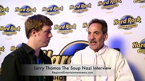 Soup Nazi Larry Thomas Real Soup Nazi Interview at the Hard Rock Hotel & Casino Tulsa about being a journalist,acting,cooking RegionalEntertainmentNews.com | Regional Entertainment | Facebook