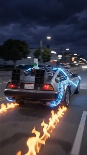 AI Reimagining DeLorean Back To The Future (1985)