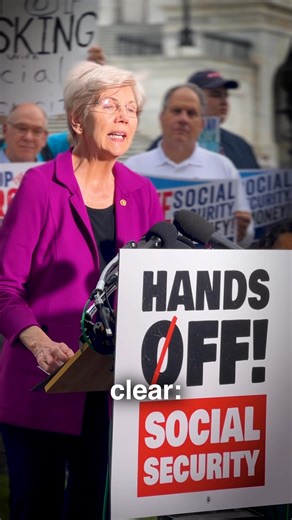 43K views · 3.8K reactions | Tomorrow, the Senate is voting on Trump’s pick to head up Social Security. I will be voting for every American who counts on Social Security. I'm a hard NO on Frank Bisignano. | U.S. Senator Elizabeth Warren | Facebook