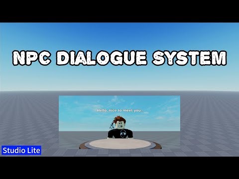 NPC Dialogue System | Studio Lite Tutorial