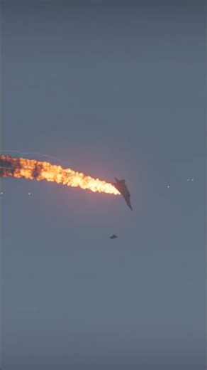 SAM System firing missiles chasing Fighter Jet 💥 #sam #missile #intercept #jet #attack #combat #sim