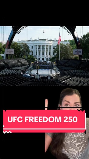 𝐖𝐇𝐈𝐓𝐄 𝐇𝐎𝐔𝐒𝐄 𝐔𝐅𝐂 𝐅𝐈𝐆𝐇𝐓 A UFC fight at the White House is definitely something I did not expect to be discussing. What do you think about this? #UFC #WhiteHouse #MMA #UFCFreedom250 #FYP