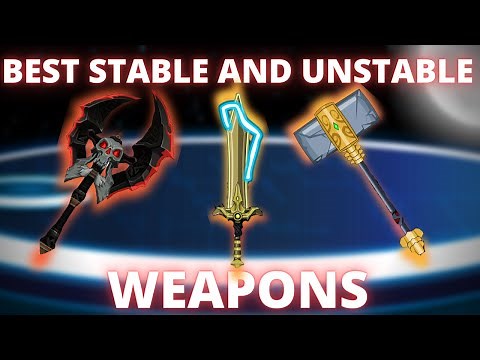 AQW Best Stable and Unstable Weapons Guide