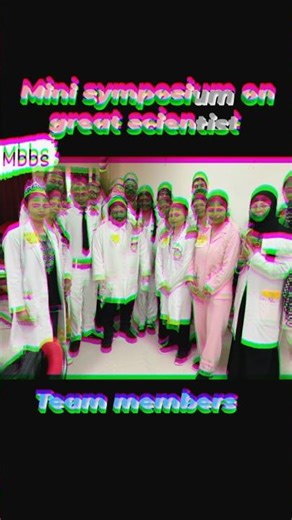 mini symposium on great scientist 🥼🥰..#shorts #mbbs #neet #medico
