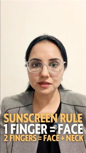 The exact amount of sunscreen your face actually needs #dermatologist #skincare #spf