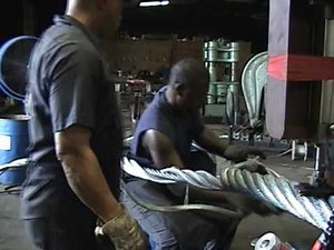 Fabricating a 3" Wire Rope Sling-- Halo, LLC.