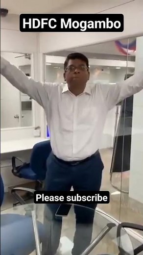 HDFC ka mogambo 🦹‍♀️ Pushpal Roy as Mogambo #viral #hdfcbank #boss #abuse #corporate #sales #meeting