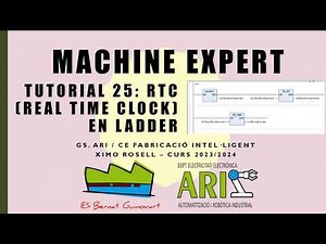 Schneider Machine Expert. Tutorial 25: REAL TIME CLOCK (RTC) en Ladder.