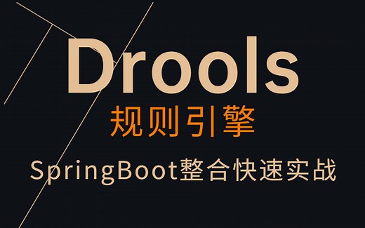 【Drools规则引擎】这是B站最详细的Drools视频教程，从快速入门到应用实战全部搞定