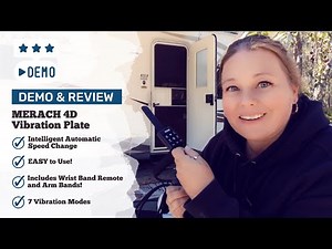 Demo and Review - MERACH 4D Vibration Plate 7 Vibration Modes!